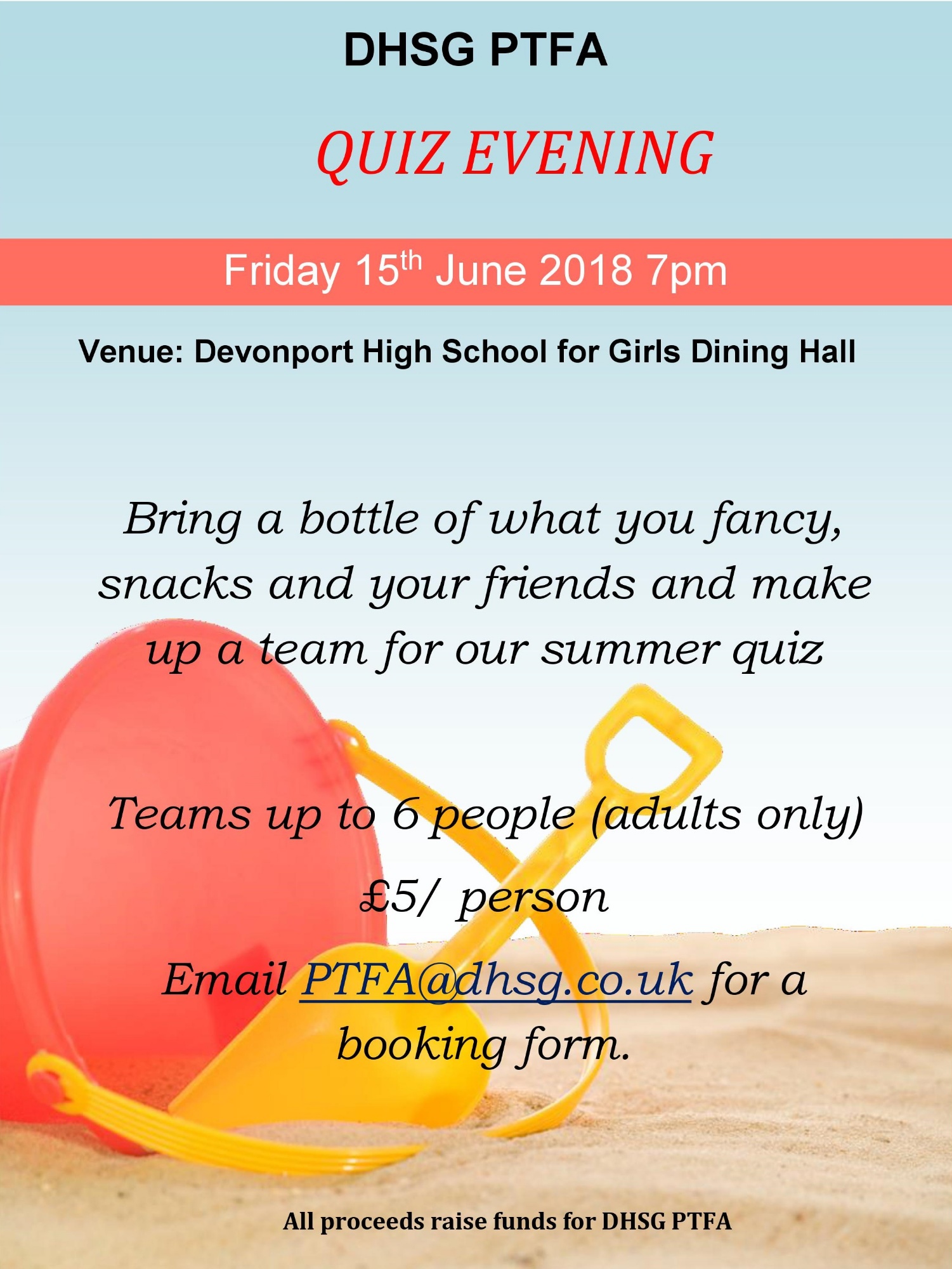 PTFA Quiz Flyer